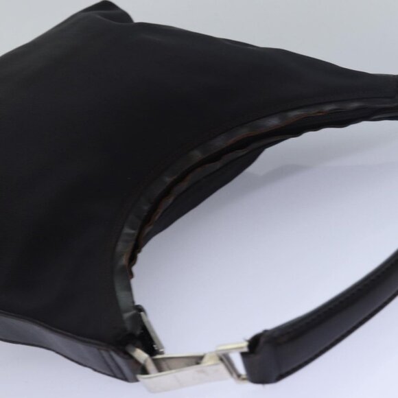 Gucci Dark Brown Nylon Shoulder Bag - Picture 4 of 11